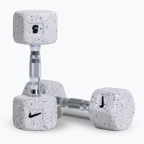 Činky Nike Strength Grind Hex Dumbbell 2 x 5 kg wolf grey