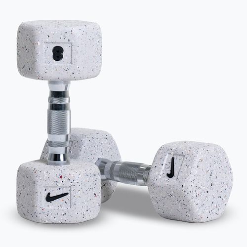Činky Nike Strength Grind Hex Dumbbell 2 x 8 kg wolf grey
