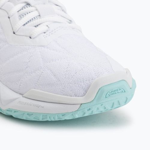 Dámské házenkářské boty Mizuno Wave Stealth Neo 2 white/blue tint