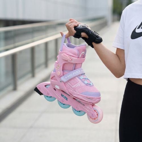 Dětské kolečkové brusle Head K1 pink