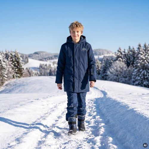 Dětské sněhule KADVA Andes WP JR modré