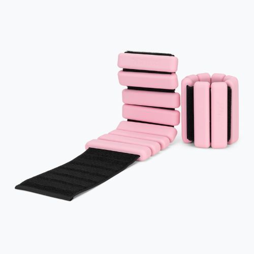 Závaží na kotníky a zápěstí XTREXO SCULPT 2 x 1.5 kg růžové