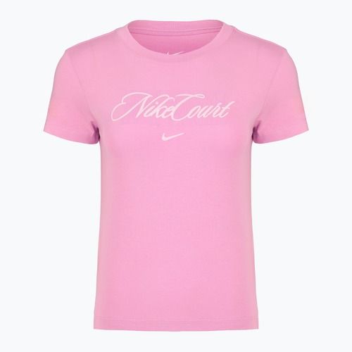 Dámské tenisové tričko Nike Court Heritage light magenta/pink foam