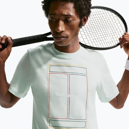 Pánské tričko Nike Court Heritage barely green