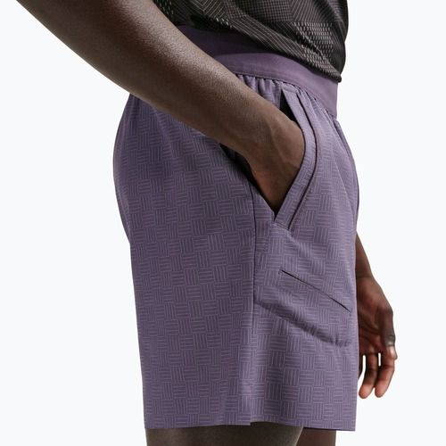 Pánské tenisové šortky Nike Court Advantage Dri-Fit 6" dark raisin/white