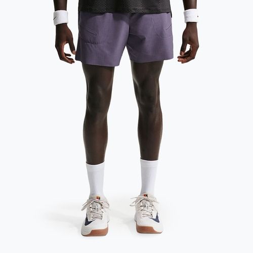 Pánské tenisové šortky Nike Court Advantage Dri-Fit 6" dark raisin/white