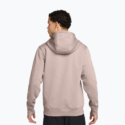 Pánská tenisová mikina Nike Court Dri-Fit Heritage French Terry Hoodie silt red