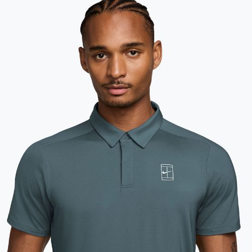 Pánské tenisové tričko Nike Court Dri-Fit Advantage mineral slate/white