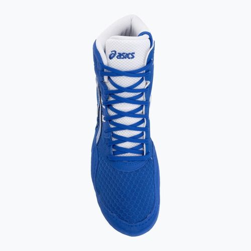 Zápasnické boty ASICS Snapdown 4 neon blue/white