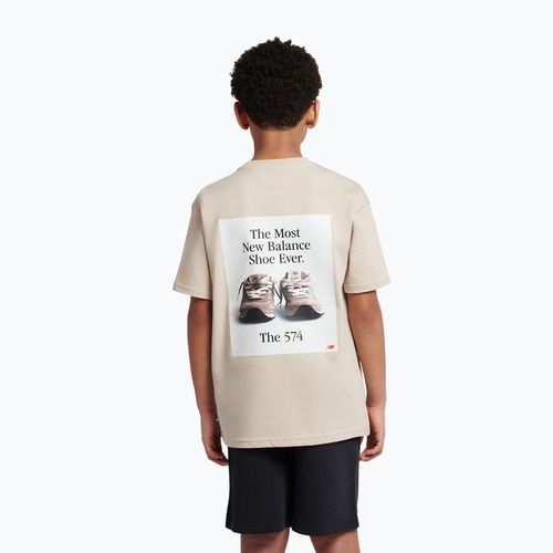 Tričko New Balance 574 Shoe Graphic Tee timberwolf