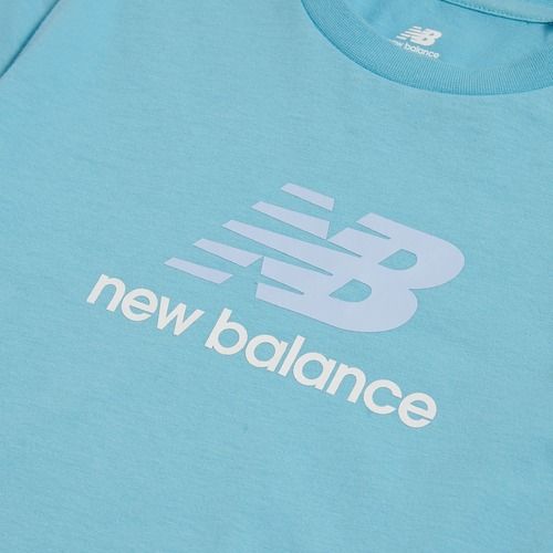 Dětské tričko New Balance Jersey Stacked Logo Tee taffy blue
