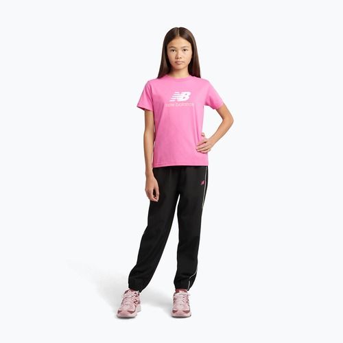 Dětské tričko New Balance Jersey Stacked Logo Tee pink satin