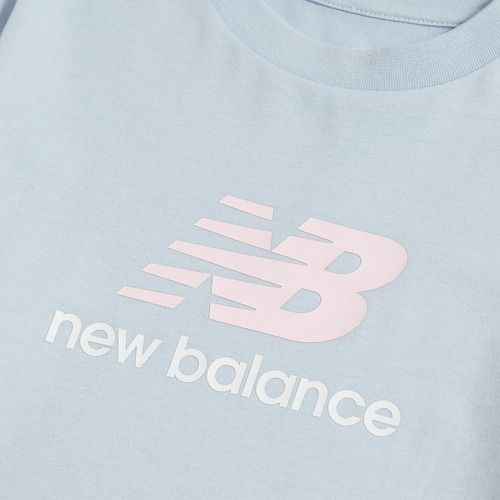 Dětské tričko New Balance Jersey Stacked Logo Tee oxford blue