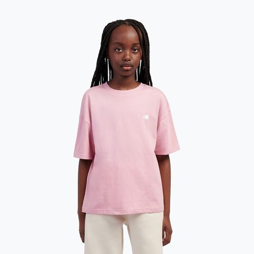 Dětské tričko New Balance Jersey Small Logo Tee pink taffy