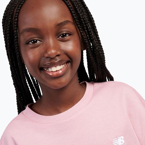 Dětské tričko New Balance Jersey Small Logo Tee pink taffy