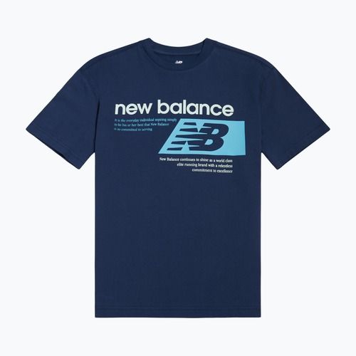 Dětské tričko New Balance Authentic Brand Players Graphic Tee nb navy