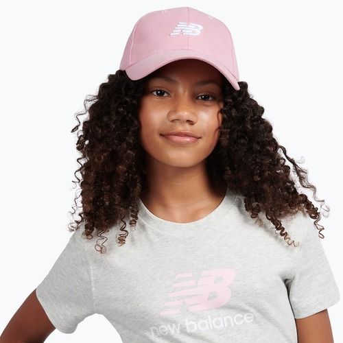 Dětská kšiltovka New Balance Small Logo pink taffy