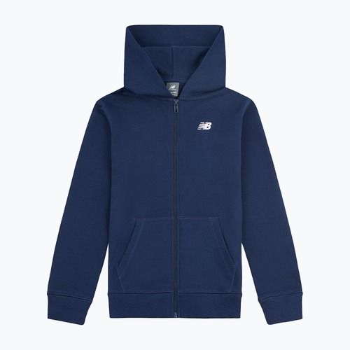 Dětská mikina New Balance French Terry Small Logo Full Zip Hoodie nb navy