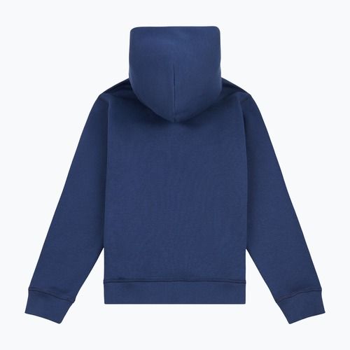 Dětská mikina New Balance Brush Back Small Logo Full Zip Hoodie nb navy
