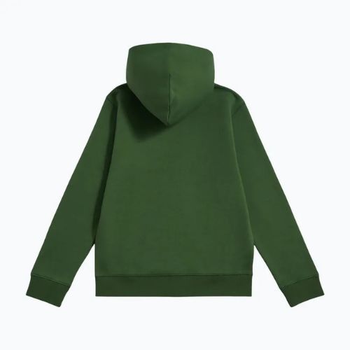 Dětská mikina New Balance Brush Back Small Logo Full Zip Hoodie dark alpine green