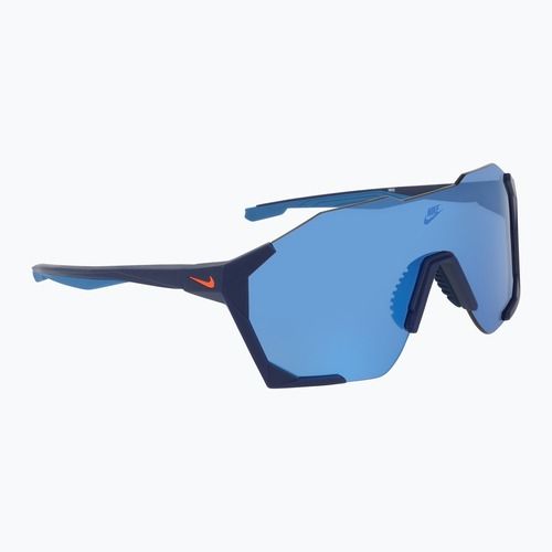 Sluneční brýle Nike Charged Shield matte blue void/blue mirror