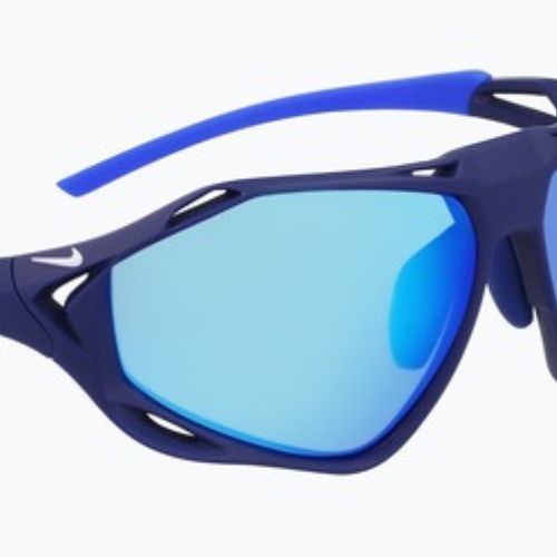 Sluneční brýle Nike Zeus Rise matte void blue/blue mirror