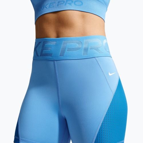 Dámské šortky Nike Pro Sculpt High Waisted 5" Biker university blue/light photo blue/white