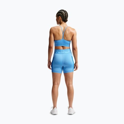 Dámské šortky Nike Pro Sculpt High Waisted 5" Biker university blue/light photo blue/white