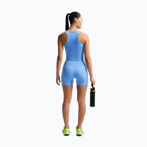 Dámské tričko Nike One Fitted Dri-Fit Cropped Tank thunder university blue/white