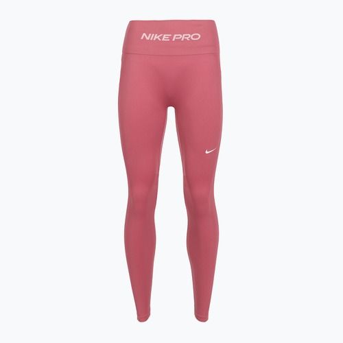 Dámské legíny Nike Pro Seamless pink peony/white