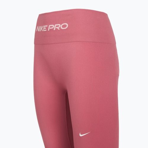 Dámské legíny Nike Pro Seamless pink peony/white