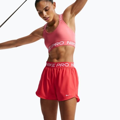 Dámské tréninkové šortky Nike Pro 2in1 light crimson/white
