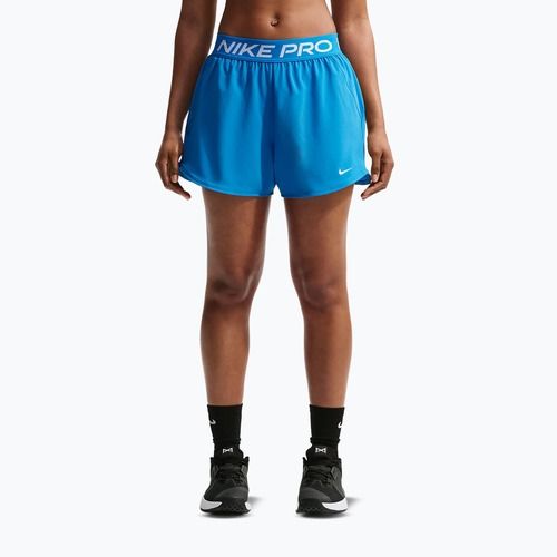 Dámské tréninkové šortky Nike Pro 2in1 light photo blue/white