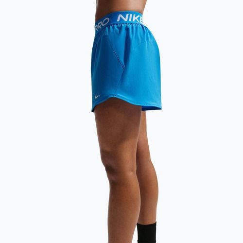 Dámské tréninkové šortky Nike Pro 2in1 light photo blue/white