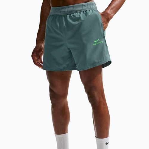 Pánské šortky Nike Pro Training Dri-Fit 6" mineral slate/green strike
