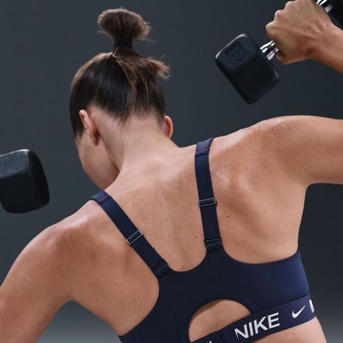 Tréninková podprsenka Nike Indy High Support midnight navy