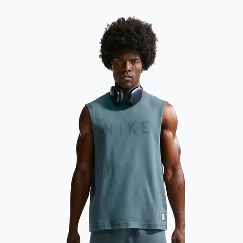 Pánské tréninkové tričko Nike Athletic Club Dri-Fit mineral slate/mineral slate