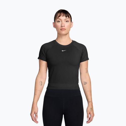 Dámské tréninkové tričko Nike Pro Seamless Dri-Fit black/white