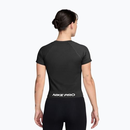 Dámské tréninkové tričko Nike Pro Seamless Dri-Fit black/white