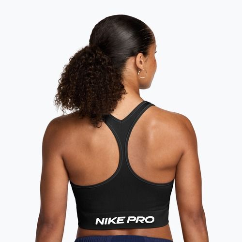 Dámské tréninkové tričko Nike Pro Seamless Dri-Fit black/white