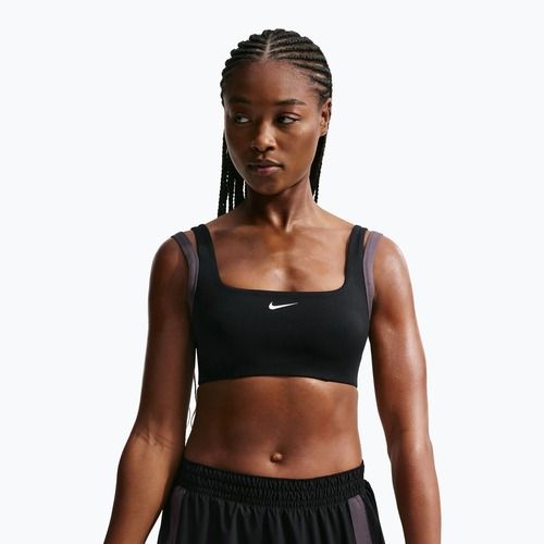Tréninková podprsenka Nike One Light Support black/thunder grey/white