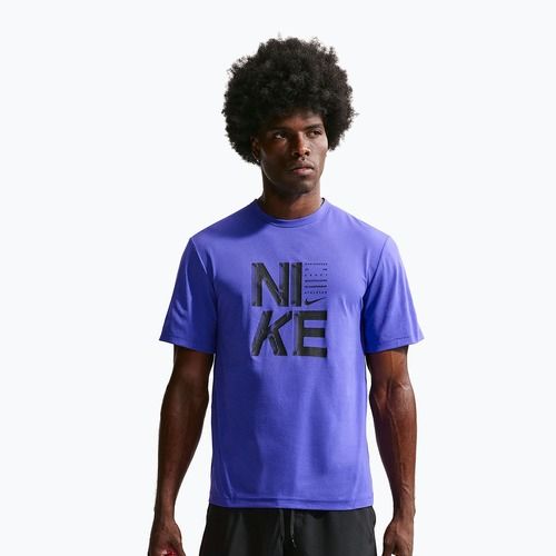 Pánské tréninkové tričko Nike Hyverse Dri-Fit Persian violet/black