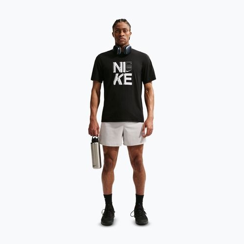 Pánské tréninkové tričko Nike Hyverse Dri-Fit Persian black/white