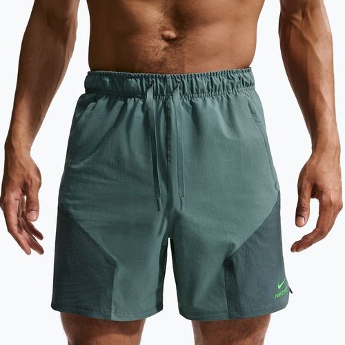 Pánské šortky Nike Pro Training Dri-Fit 6" mineral slate/faded spruce/green strike