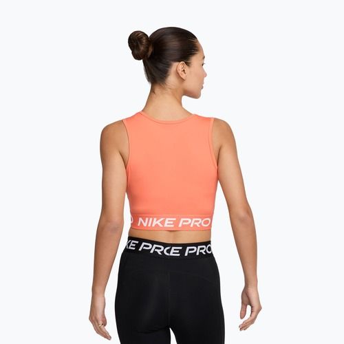 Dámský sportovní top Nike Pro Dri-Fit crimson bliss/white
