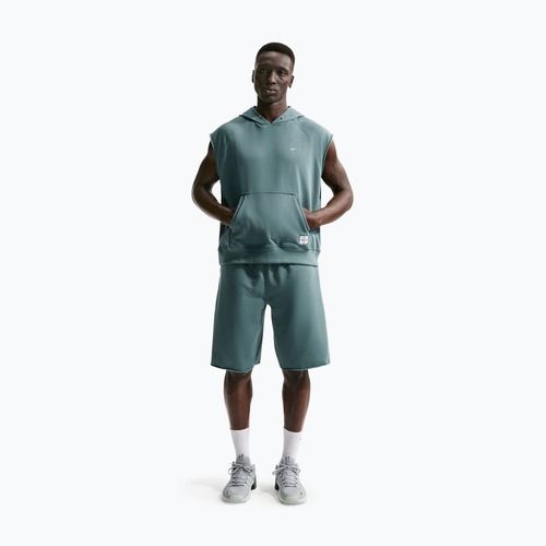 Pánská tréninková mikina Nike Athletic Club Dri-Fit Sleeveless Hoodie mineral slate/mineral slate