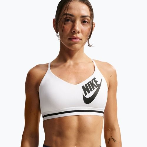 Tréninková podprsenka Nike Indy Light Support white/black