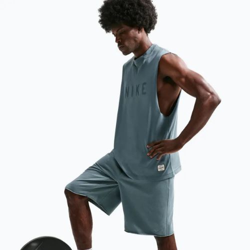 Pánské šortky Nike Athletic Club Dri-Fit 5" mineral slate/pale ivory/mineral slate
