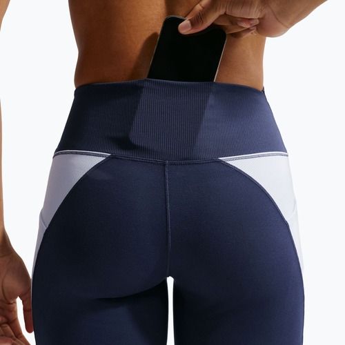 Dámské šortky Nike One High Waisted Biker 5" midnight navy/hydrogen blue/white
