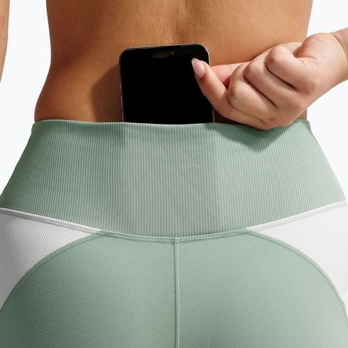 Dámské šortky Nike One High Waisted Biker 5" steam/white/white